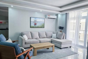 Aqua 3br Seaview Apartment Nyali -with AC, Pool & Gym 2nd Row Beachfront